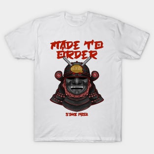 Samurai Helmet Made to Order since 1952! T-Shirt